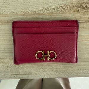 Salvatore Ferragamo Red Card Holder